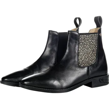 Jezdecká obuv Pérka HKM -SIENA- - Černá - 40