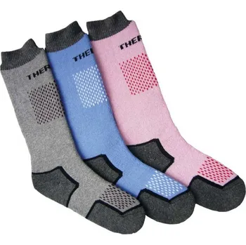 Termo podkolenky Novia 1532 šedé teplé termo velikosti ponožek: 16-17 ( EUR vel. 24-25)