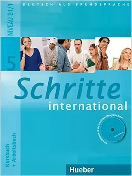 Německý jazyk Schritte international 5: Kursbuch + Arbeitsbuch - Silke Hilpert a kol. (2007, brožovaná) + CD