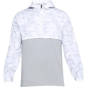 Pánská větrovka Under Armour Sportstyle Wind Anorak bílá XL