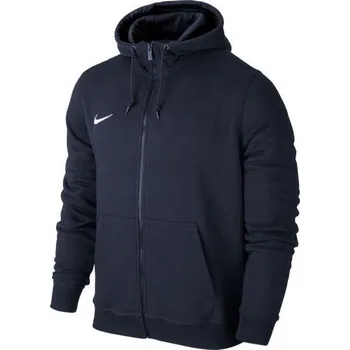 Pánská mikina Recenze NIKE Club FZ Hoody Swoosh 658497-451 tmavě modrá S