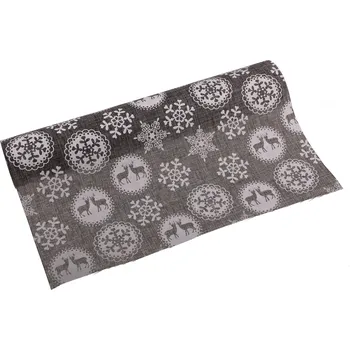 Vánoční dekorace Vánoční polyjutová role 28cm x 3m AJ1604 20-stříbrná