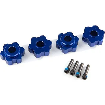 RC vybavení Traxxas náboj kola hliníkový, modrý (2 ks)