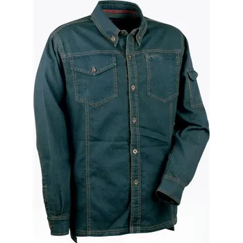 pracovní tričko Pracovní košile COFRA BUCAREST Barva: Tmavě modrá, Velikost: 4XL