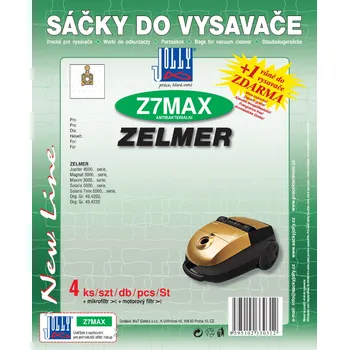 Sáček do vysavače JOLLY Sáčky do vysavače Z7 MAX - textilní Vůně sáčku: Skořice