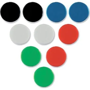 Magnety Nobo 20mm, modrá, 8 ks