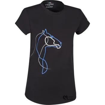 Tričko Equiline -ZELDA- - Černá - S