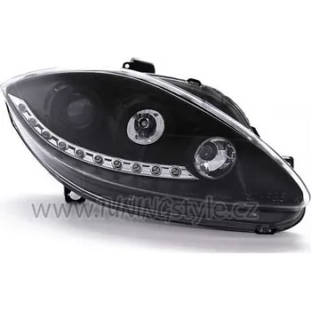 Přední světlomet Přední světla Devil Eyes Seat Leon 1P/Toledo -05 černé