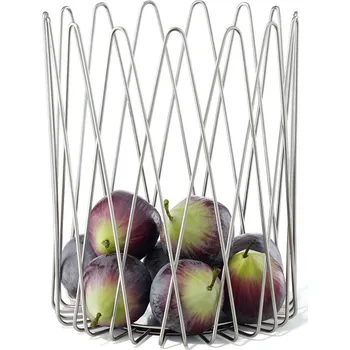 Vysoký košík na ovoce lesklý ZACK