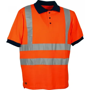 pracovní tričko Reflexní polokošile COFRA SPOTLIGHT Barva: Reflexní oranžová, Velikost: 4XL