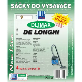 Sáček do vysavače JOLLY Sáčky do vysavače DL1 MAX - textilní Vůně sáčku: Cherry
