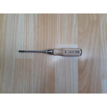 Šroubovák plochý profi s dřevěnou rukojetí NAREX 0,8x4.5x90, 8093 02