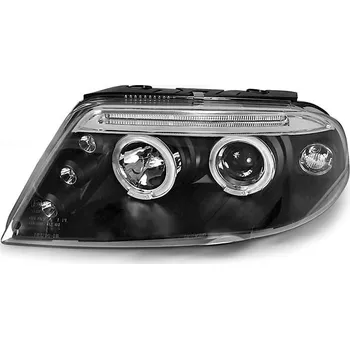 Přední světlomet Přední světla angel eyes VW Passat 3BG - černé
