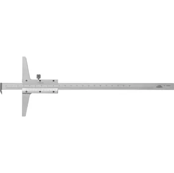 Posuvné měřítko KINEX » K-MET Hloubkoměr s nosem KINEX 150 mm, 0,02mm, ČSN 25 1280, DIN 862