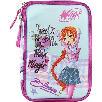 Penál Target Bloom Winx Club s náplní tyrkysový