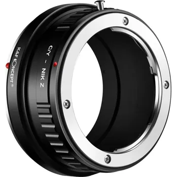 Redukce K&F Concept z objektivu Contax/Yashica na Nikon Z (Umožní nasadit objektiv s bajonetem CY na fotoaparáty NIKON Z)