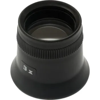 Lupa KINEX » K-MET Hodinářská lupa s plastovou čočkou KINEX 3x