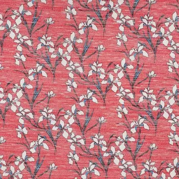 Svetrovina růžová, bílé květy, š.150