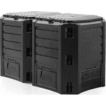Prosperplast Compogreen 800 l (2x 400 l) černý
