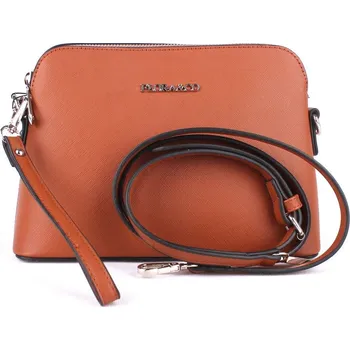 Kabelka Dámská malá pevná crossbody kabelka FLORA&CO F3772 hnědá | KabelkyproVas.cz