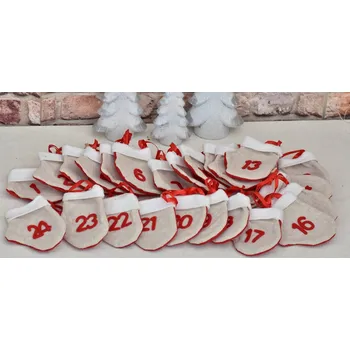 Vánoční dekorace Adventní kalendář - palčáky (117598 041 DH8041600 W adventní kalendář)