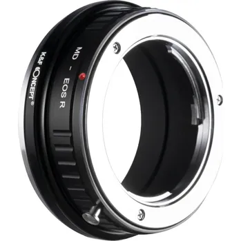 Redukce K&F Concept z objektivu Minolta MD na CANON EOS R (Umožní nasadit objektiv s bajonetem MINOLTA MD na fotoaparáty CANON EOS RF)