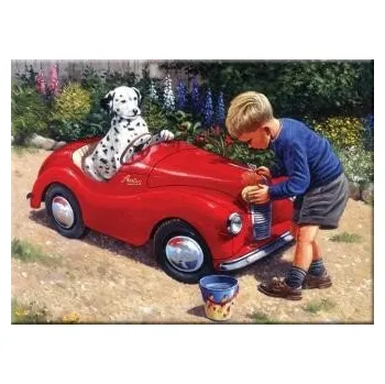 Malování podle čísel - Senior 40x30cm MYTÍ AUTA