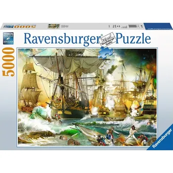 Puzzle Ravensburger Puzzle Velká lodní bitva 5000 dílků