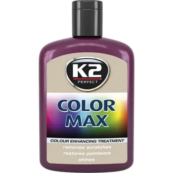 Autovosk K2 COLOR MAX 200 ml BORDÓ - aktivní vosk
