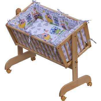 Povlečení Scarlett Souprava povlečení do kolébky Kulíšek šedá