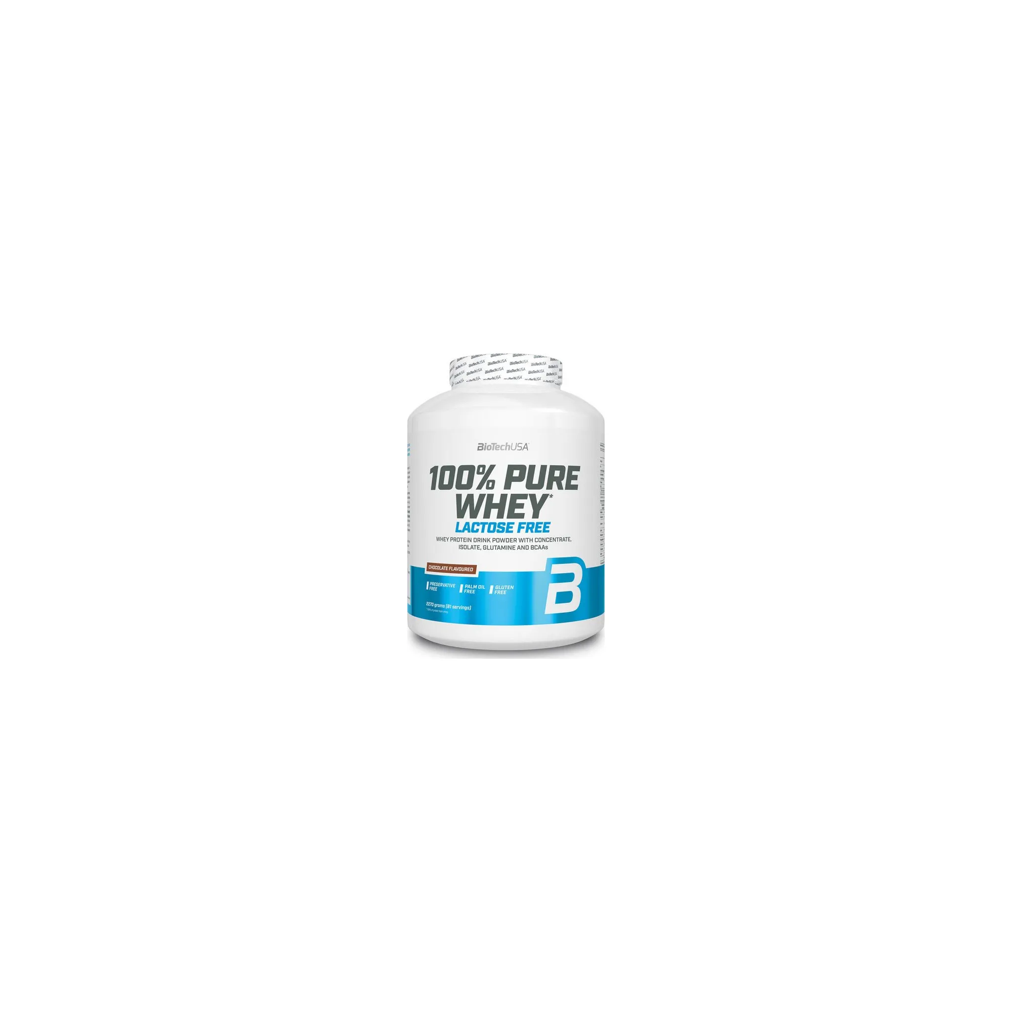 Fotografie 1 - Protein BioTechUSA 100% Pure Whey 2270 g sušenky/smetana