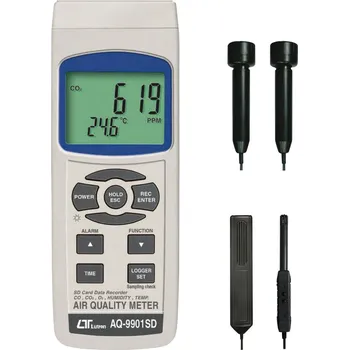 Měřicí přístroj Měřič CO a CO2 AQ-9901SD Lutron