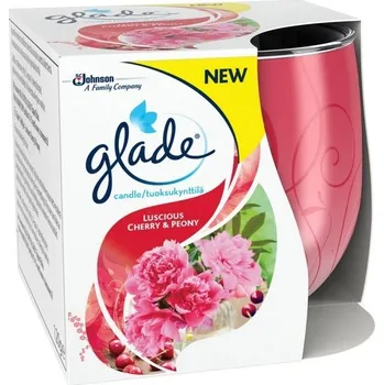 Svíčka Glade Višeň a pivoňka 120 g