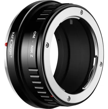 Redukce K&F Concept z objektivu Olympus OM na Nikon Z (Umožní nasadit objektiv s bajonetem Olympus OM na fotoaparáty NIKON Z)
