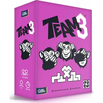 Společenská hra Albi Team 3 růžová edice