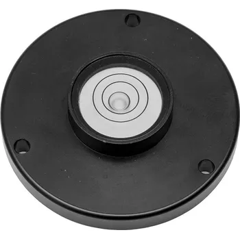 Úhloměr KINEX » K-MET Kruhová libela KINEX s upevňovacími otvory ?35 - černá, hliník