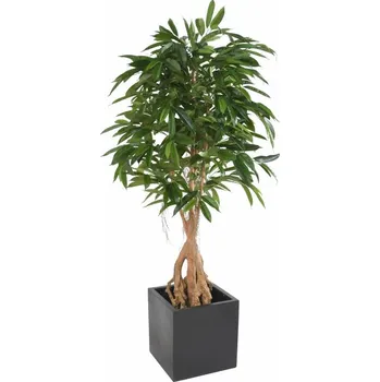 umělá květina FICUS ROOT LONGIFOLIA, 180cm (Luxusní umělý strom fíkus)