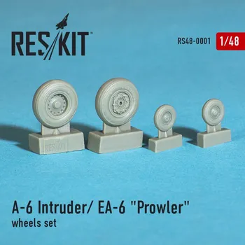 Plastikový model Reskit 1/48 A-6 Intruder / EA-6 Prowler wheels set
