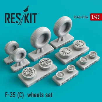 Plastikový model Reskit 1/48 F-35 (C) wheels set (KITTYH)
