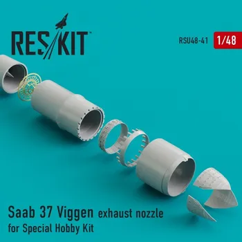 Plastikový model Reskit 1/48 Saab 37 Viggen exhaust nozzle (SP-HOBBY)