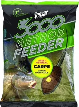 Návnadová surovina Sensas 3000 Method Carpe Pellets 1 kg