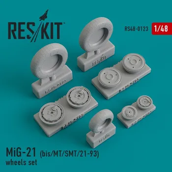 Plastikový model Reskit 1/48 MiG-21 bis/MT/SMT/21-93 wheels set...