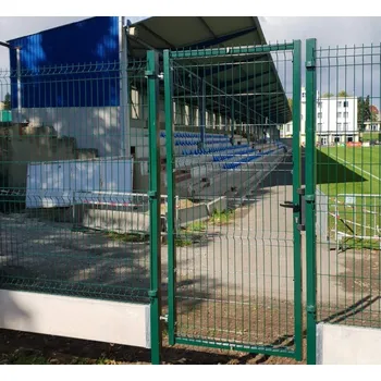 Branka 3D jednokřídlá, zelená - včetně sloupů Výška branky: 203 cm