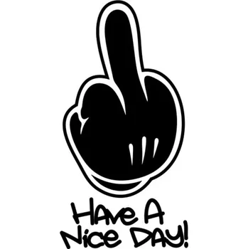 Samolepicí dekorace na vozidlo Samolepka Have a Nice Day! na auto a motorku, tuning nálepka (1936)