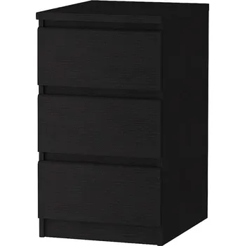 Komoda Falco Simplicity 078 černá woodgrain