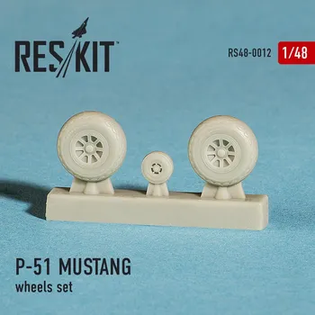 Plastikový model Reskit 1/48 N.A. P-51 MUSTANG wheels set...