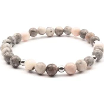 Náramek Moni dámský náramek jaspis zebra hematit