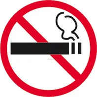 Apli Samolepící etiketa Zákaz kouření
