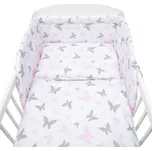 New Baby Motýli bílé 3-dílné 100 x 135,…