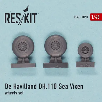 Plastikový model Reskit 1/48 DH.110 Sea Vixen wheels set (AIRFIX)